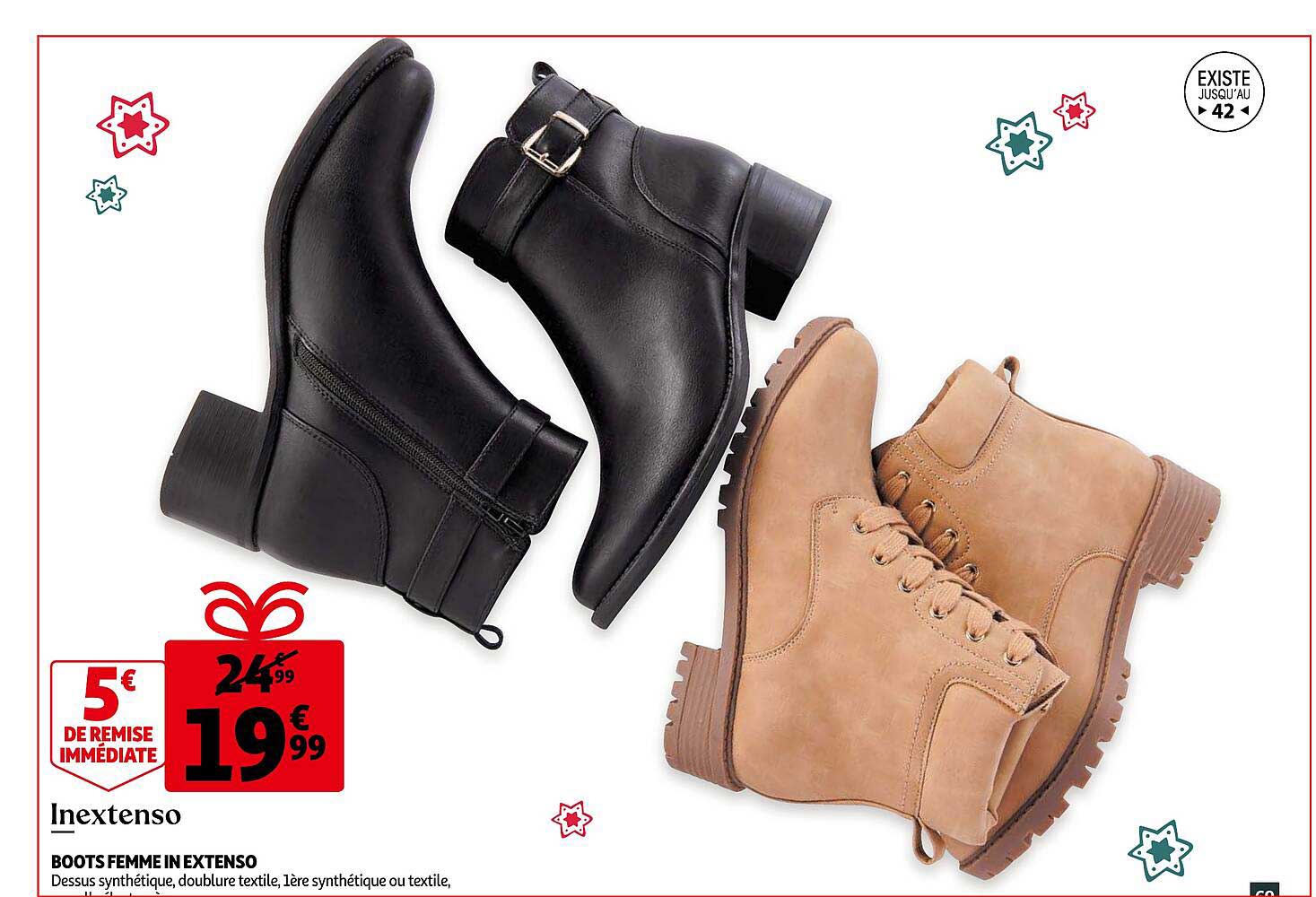 boots femme in extenso