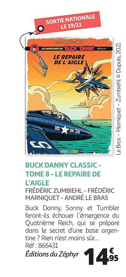 buck danny classic - tome 8 - le repaire de l'aigle