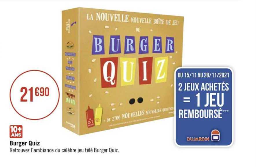burger quiz
