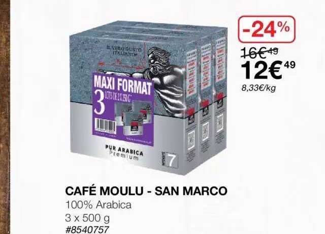café moulu - san marco