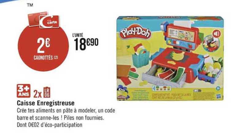 caisse enregistreuse playdoh
