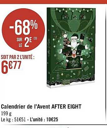 calendrier de l'avent after eight