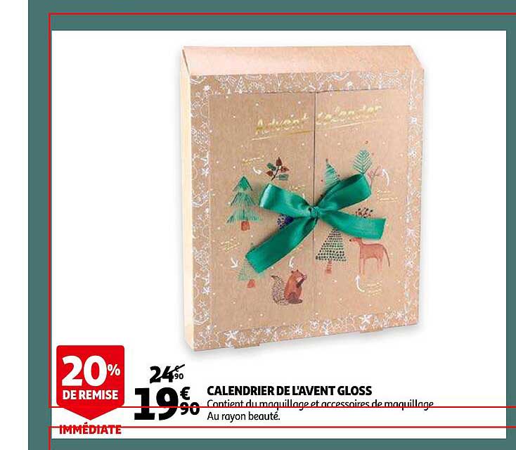 calendrier de l'avent gloss