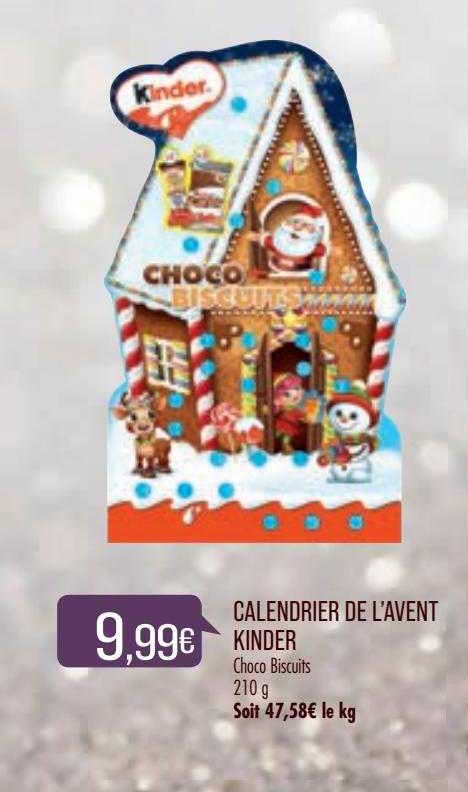 calendrier de l'avent kinder