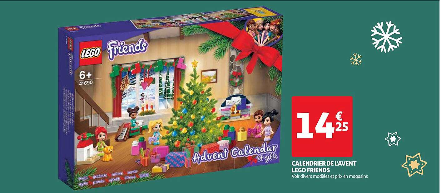 calendrier de l'avent lego friends