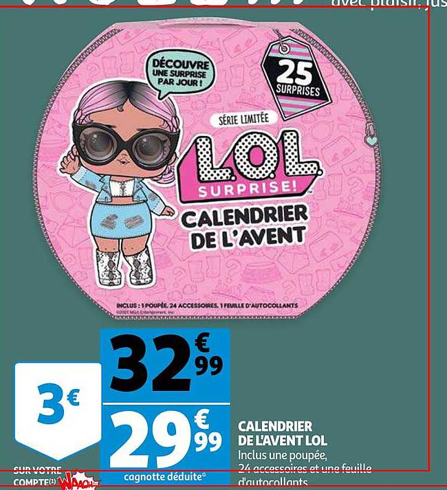 calendrier de l'avent lol
