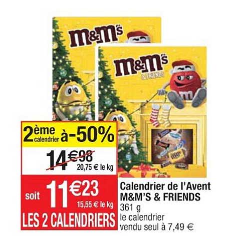 Calendrier De L'avent M&m's & Friends