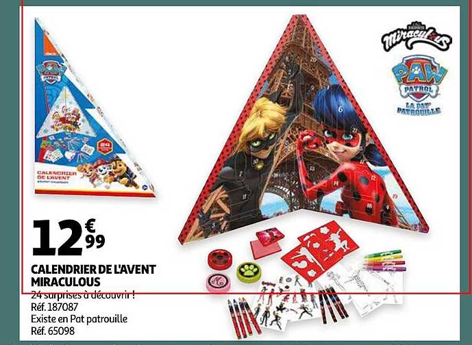calendrier de l'avent miraculous