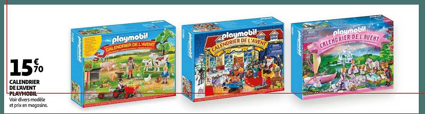 calendrier de l'avent playmobil