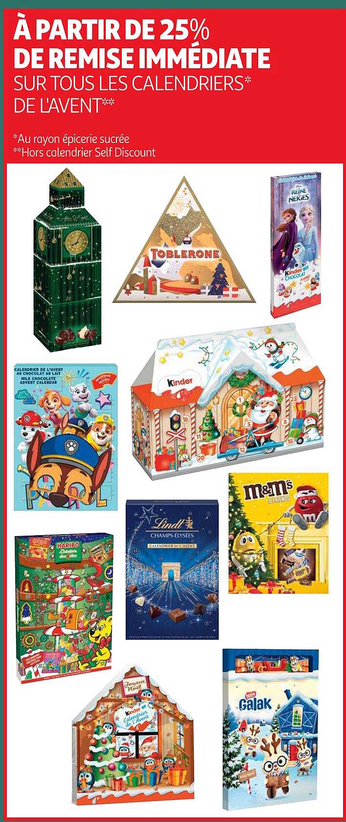 calendriers de l'avent