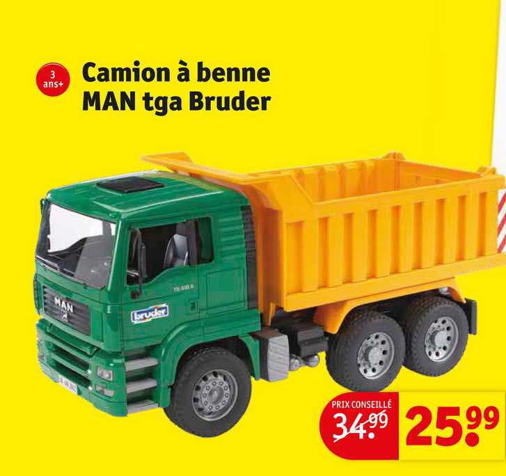 Camion à Benne Man Tga Bruder