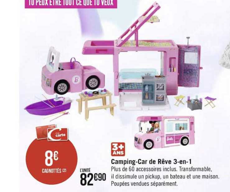 camping-car rêve 3 en 1