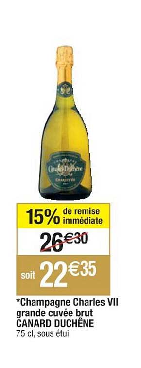 champagne charles VII grande cuvée brut canard duchêne