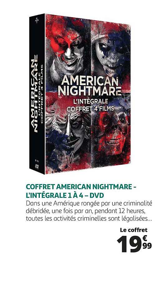 coffret american nightmare - l'intégrale 1  à 4 - dvd