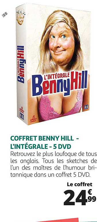 coffret benny hill - l'intégrale - 5 dvd