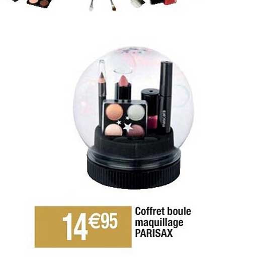 coffret boule maquillage parisax