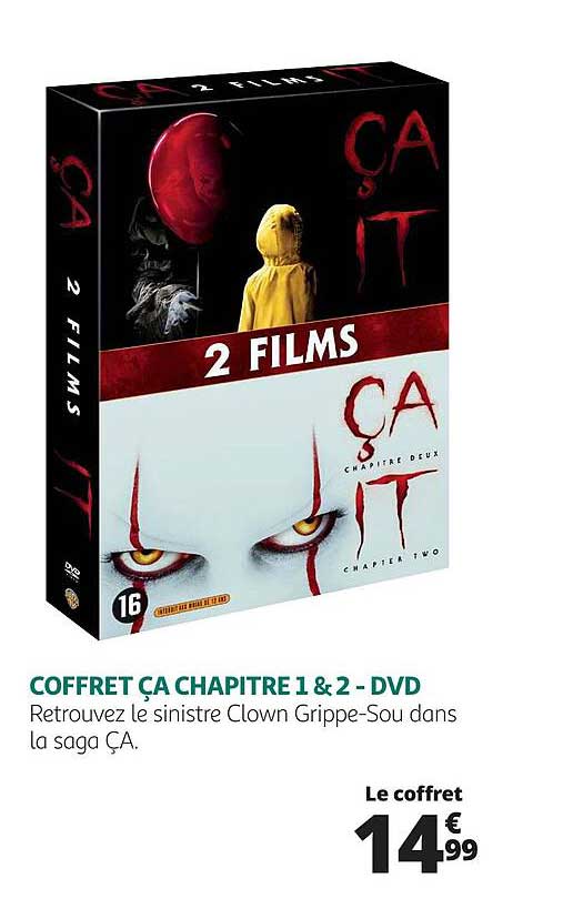 coffret ça chapitre 1 & 2 - dvd