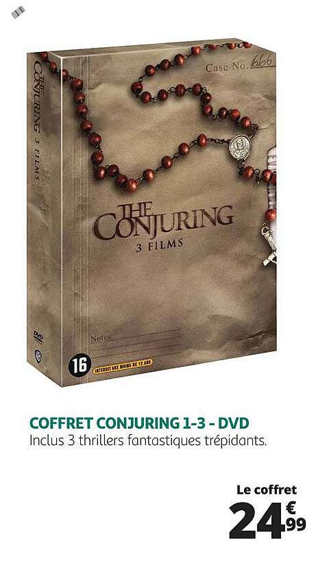 coffret conjuring 1-3 - dvd