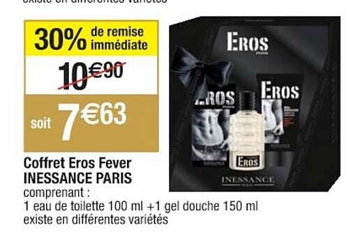 coffret eros fever inessance paris