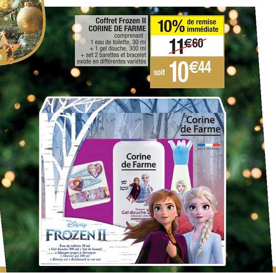 coffret frozen II corine de farme