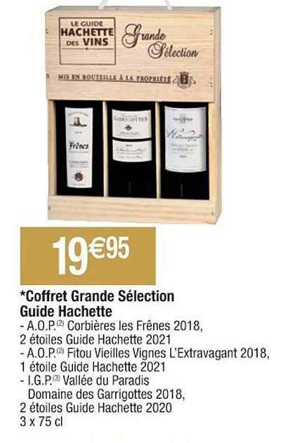 Coffret Grande Sélection Guide Hachette