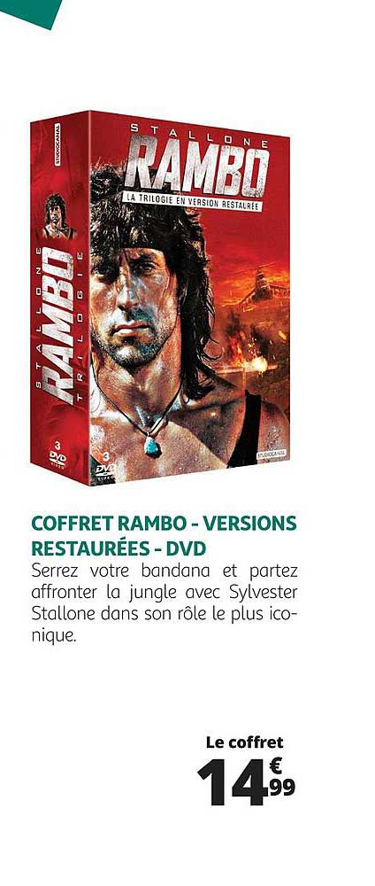 coffret rambo - versions restaurées - dvd