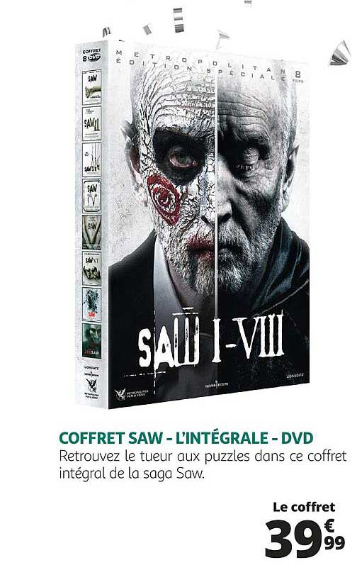 coffret saw - l'intégrale - dvd