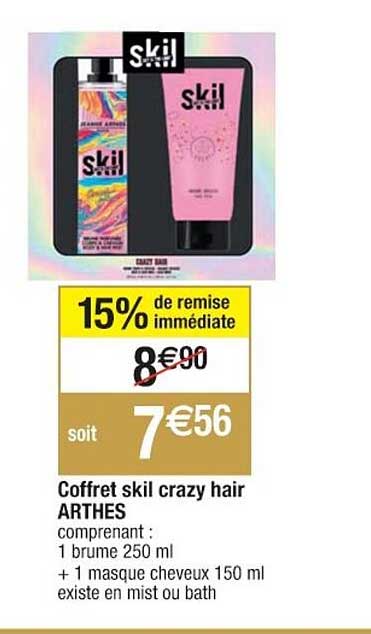 coffret skil crazy hair arthes