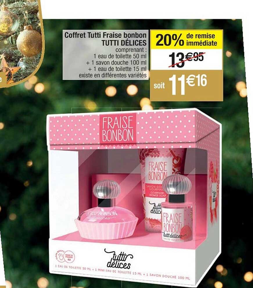 coffret tutti fraise bonbon tutti délices