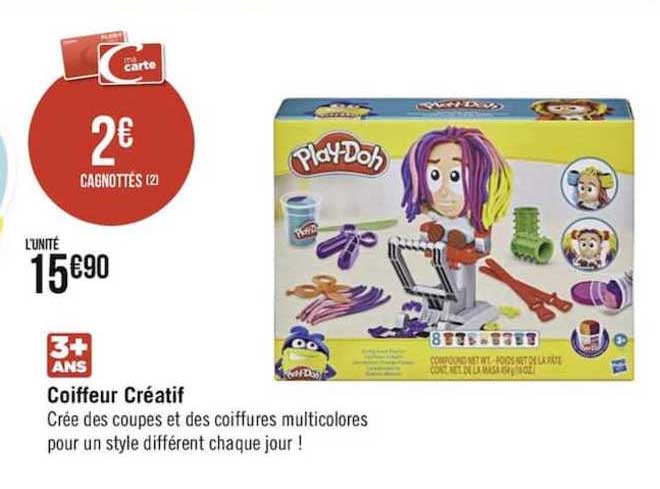coiffeur créatif playdoh