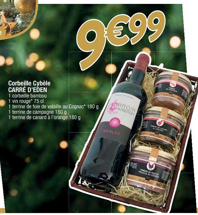 corbeille cybèle carré d'eden