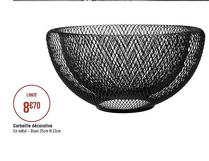 corbeille décorative