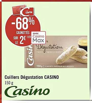 cuillers dégustation casino