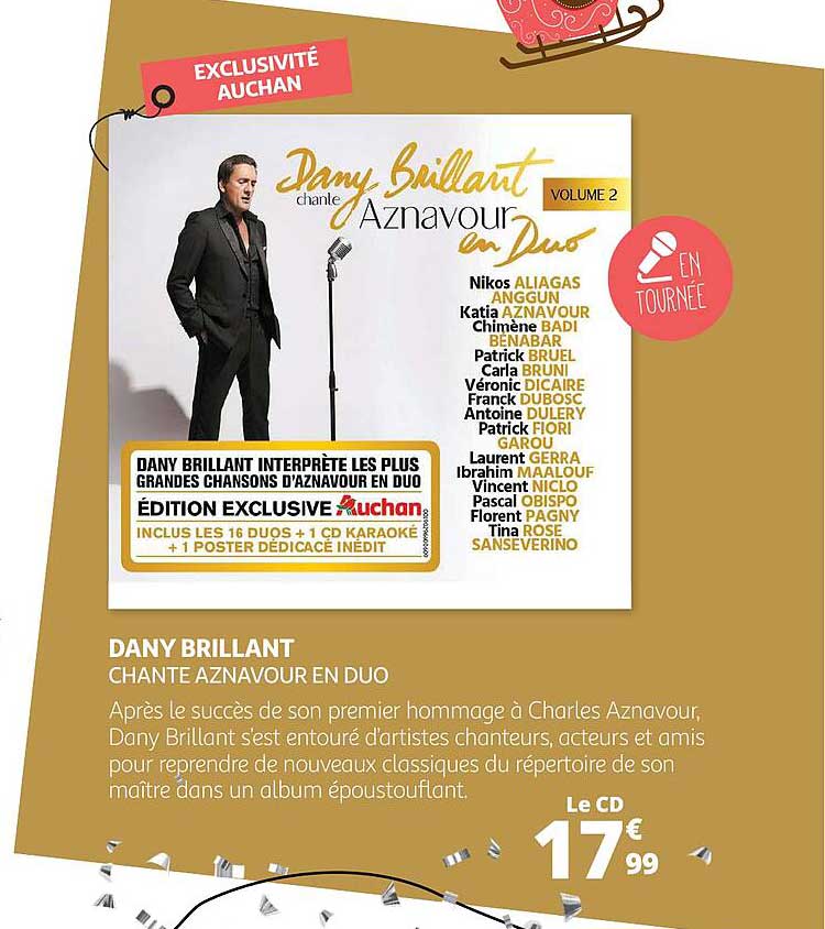dany brillant - chante aznavour en duo