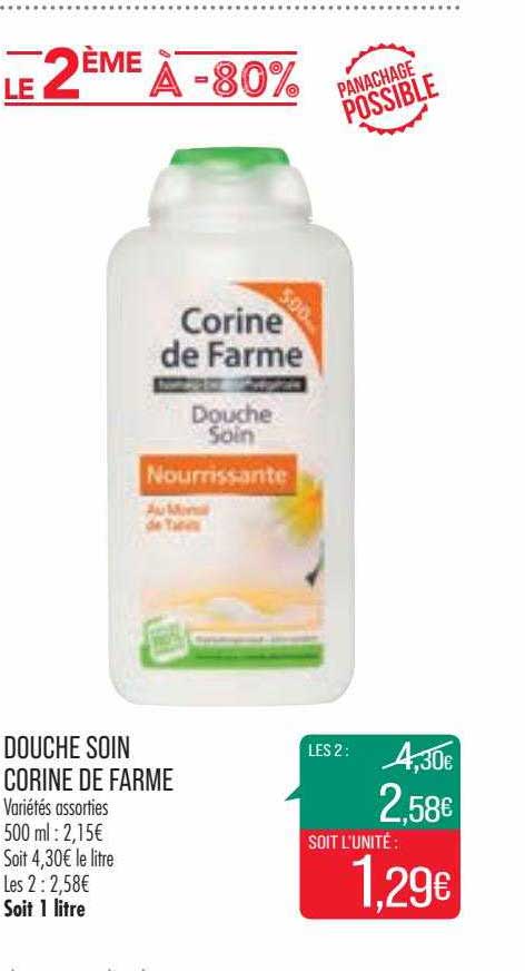 douche soin corine de farme