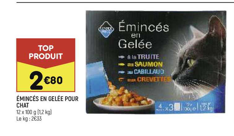 émincés En Gelée Pour Chat