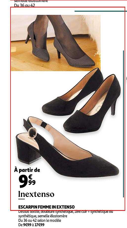 escarpin femme in extenso