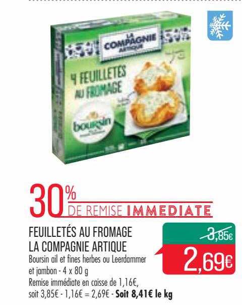 feuilletés au fromage la compagnie artique