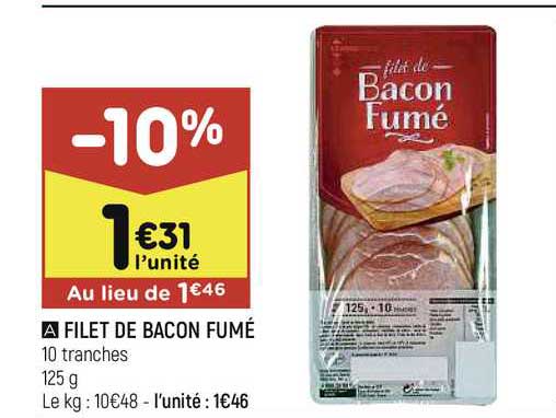 Filet De Bacon Fumé