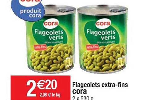 flageolets extra-fins cora