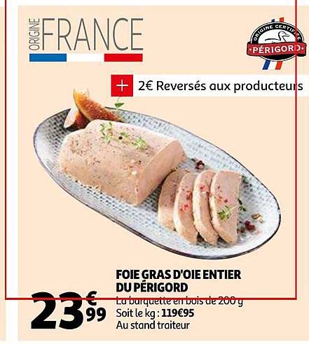 foie gras d'oie entier du périgord