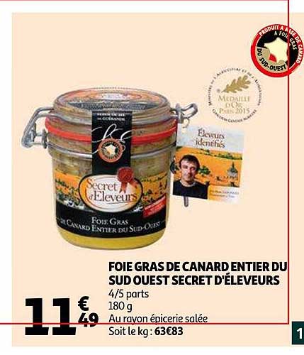 foie gras de canard entier du sud ouest secret d'éleveurs