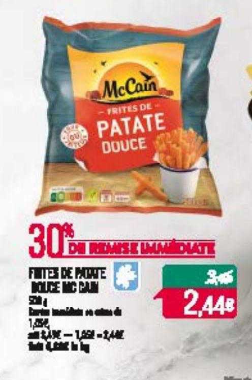 frites de patate douce mc cain