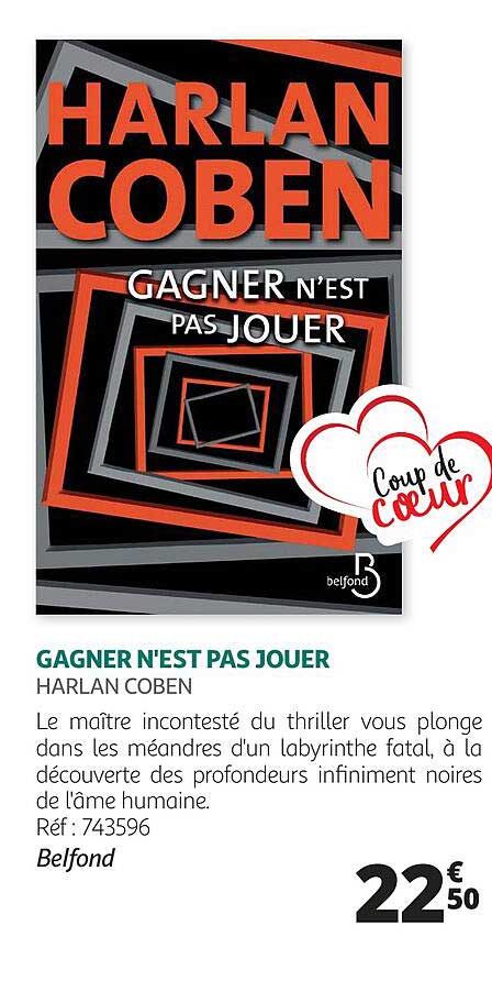 gagner n'est pas jouer - harlan coben