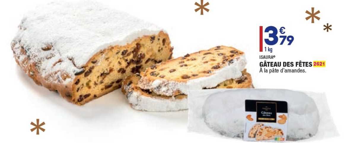 gâteau des fêtes isaura