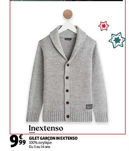 Gilet Garçon In Extenso