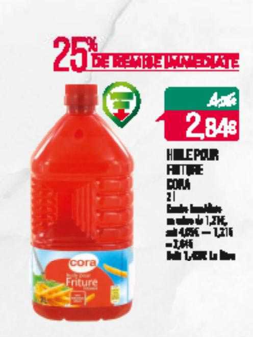 Huile Pour Friture Cora