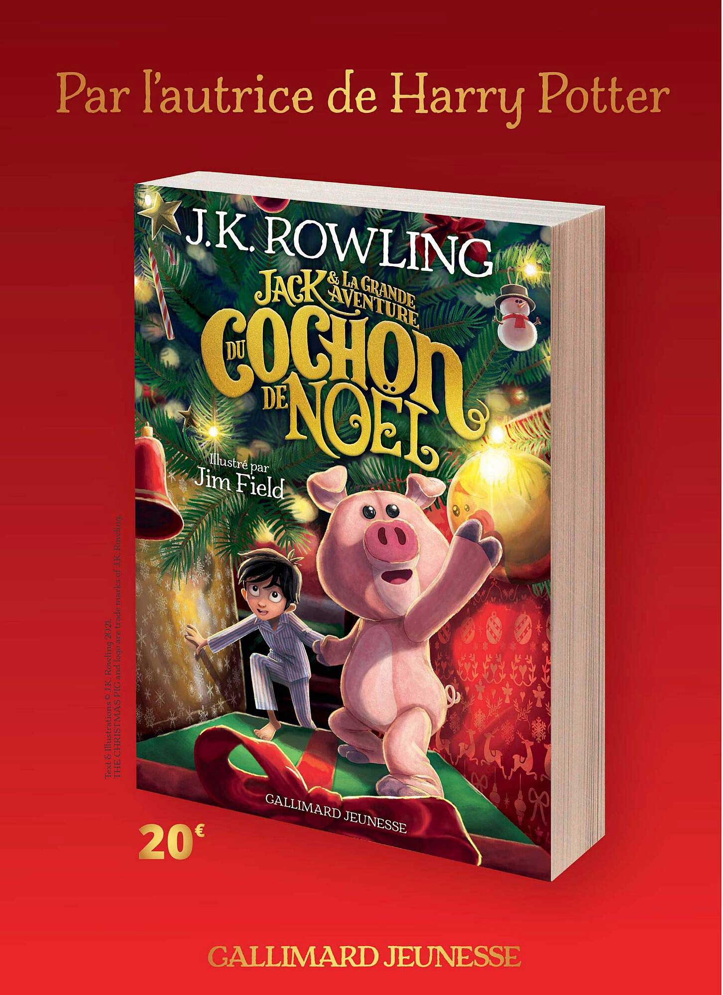 j.k. rowling : la grande aventure du cochon de noël gallimard jeunesse