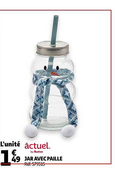 jar avec paille actuel