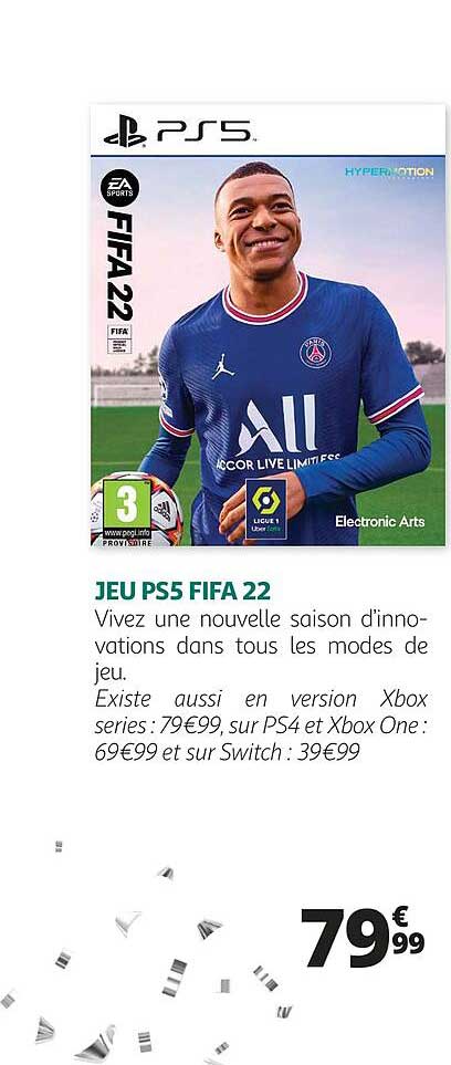 jeu ps5 fifa 22